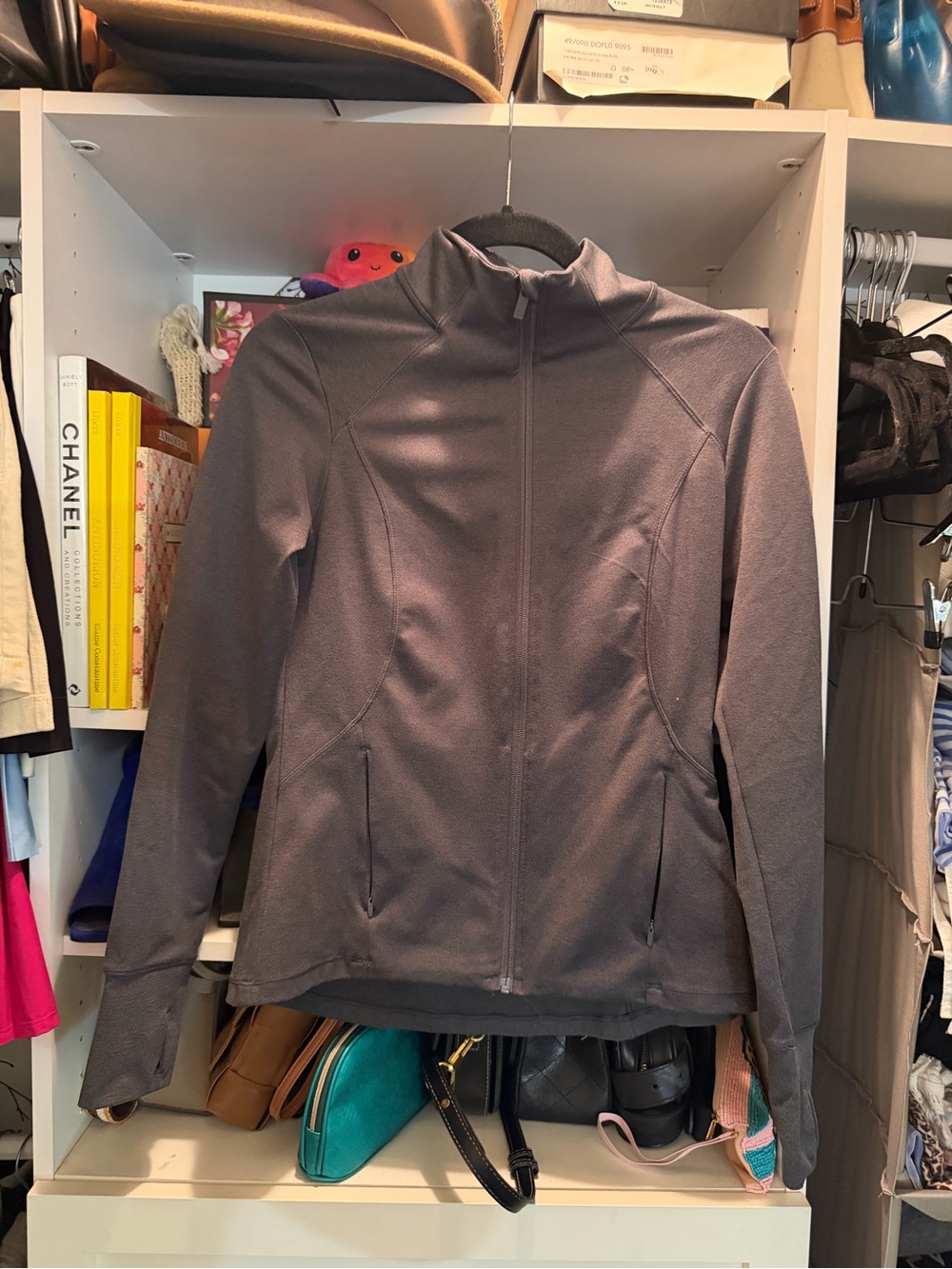 All in Motion Women's Gray Full-Zip Jacket - Unbranded